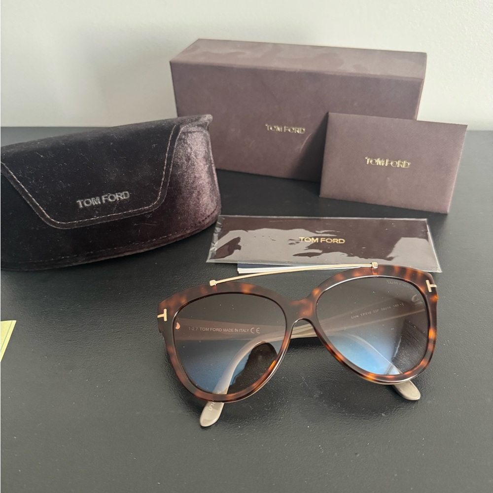 Tom Ford Brown Tortoise Sunglasses